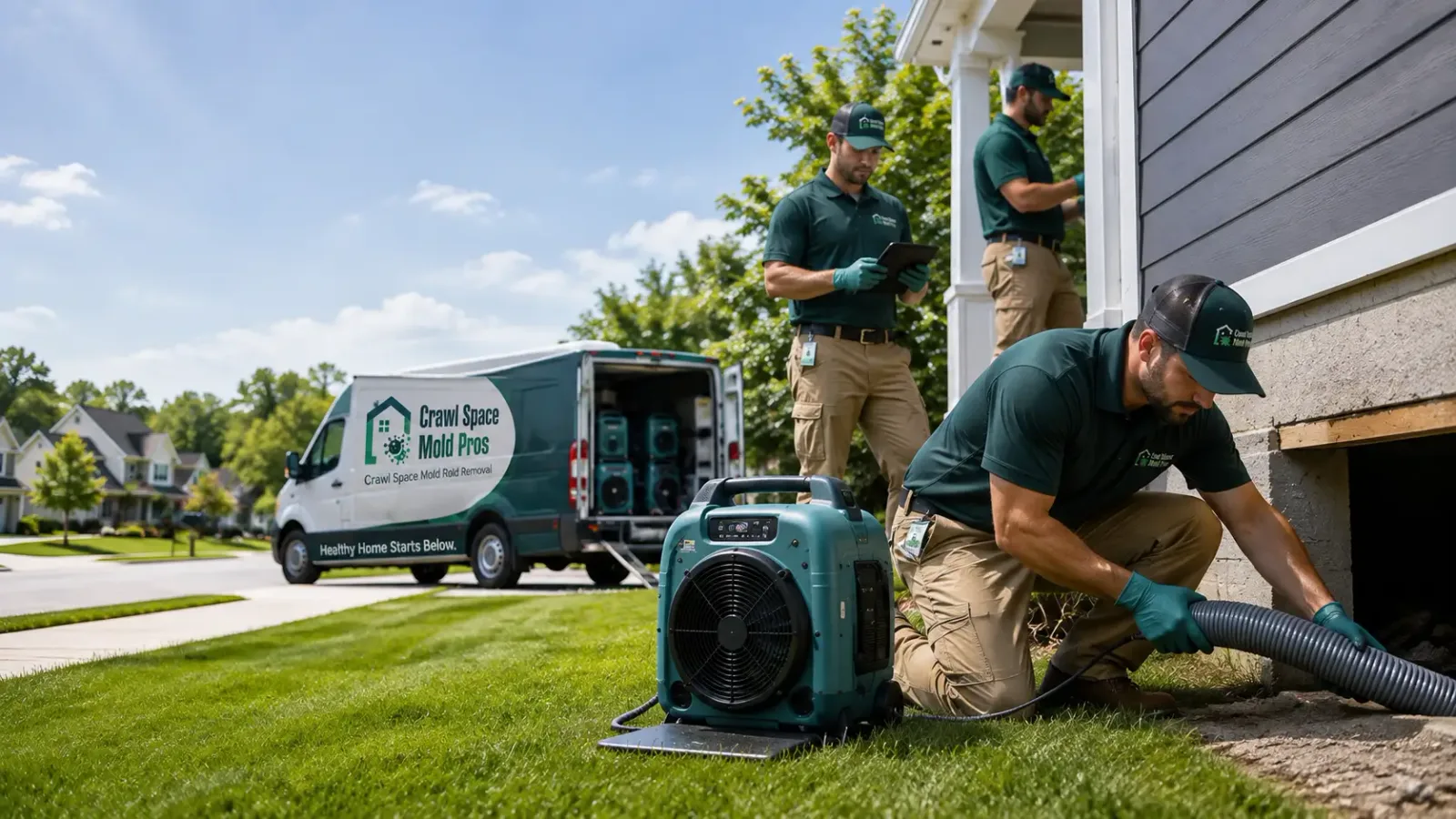 Crawl Space Mold Removal in Racine, OH
